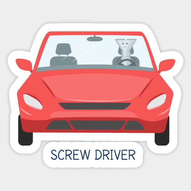 Screw Driver Sticker by itsaulart